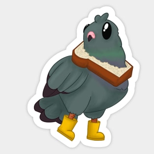 Fashionable Pigeon Sticker